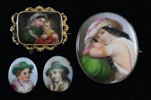portrait brooches