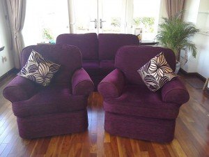 hree piece sofa suite