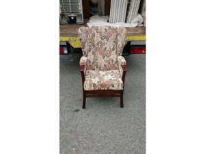 wing back armchair