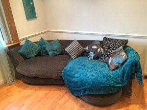 two piece corner sofa
