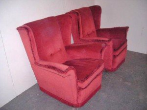 wingback armchairs