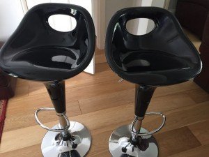 acrylic spin bar stools