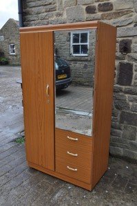 vintage double wardrobe