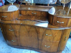 kidney shaped dresser