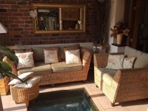 wicker conservatory set