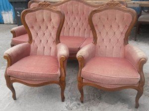 French sofa suite