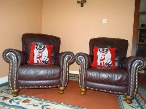 Chesterfield armchairs