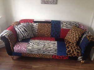 patchwork sofa