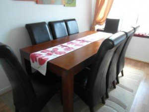 chestnut dining table