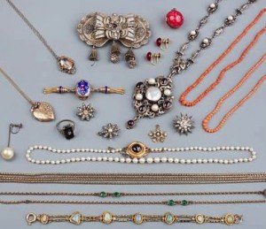 collection of jewellery