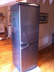 slim fridge freezer