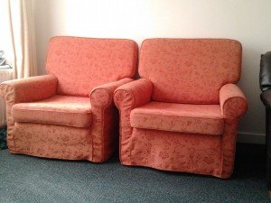 vintage armchairs