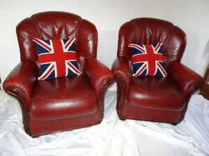 Chesterfield armchairs