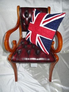 eather armchair