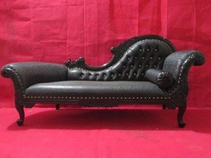 gothic Victorian chaise lounge