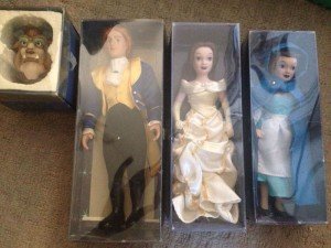 Disney boxed porcelain dolls