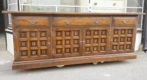 antique carved sideboard