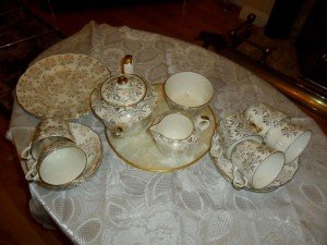 Chintz tea service