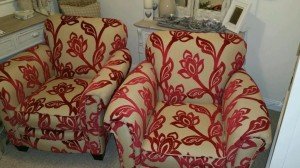 vintage armchairs