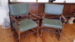 low back hall chairs