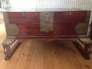 solid wood chest