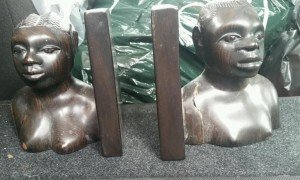 African book end ornaments