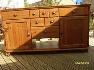 solid pine bedroom dresser