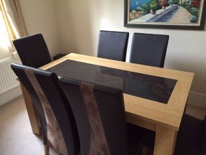 wood dining table