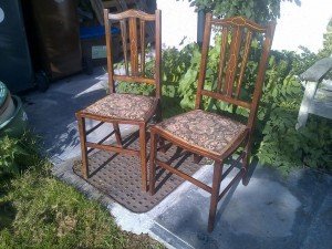 vintage dining chairs