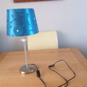steel table lamp