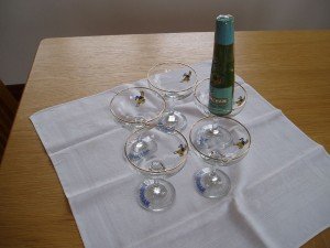 cocktail glasses