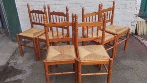 rush dining chairs