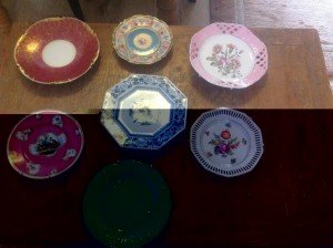 colourful plates