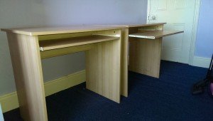 pine wood desks