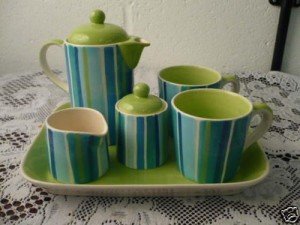 six piece coffee service