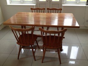 raised dining table