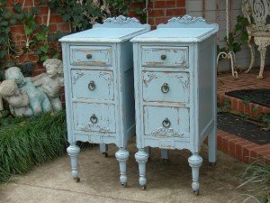 blue side drawers