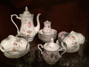 porcelain tea set
