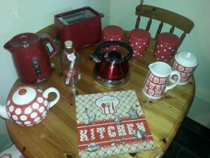 red kitchen accessories