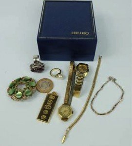 collection of jewellery