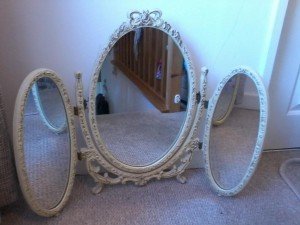 bi folding vanity mirror