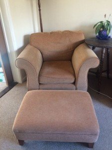 low back armchair