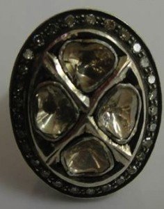 diamond set dress ring