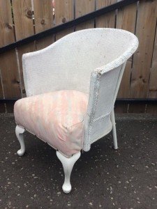 vintage wicker chair