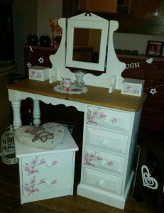 vintage dressing table