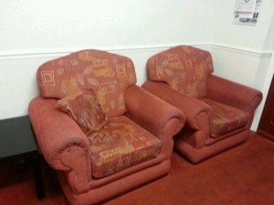 vintage armchairs