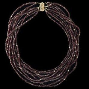 garnet necklace