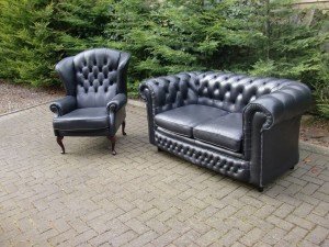 vintage Chesterfield sofa suite
