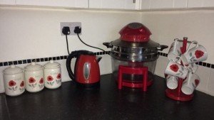 red kitchen accessories