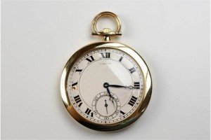 open face pocket watch